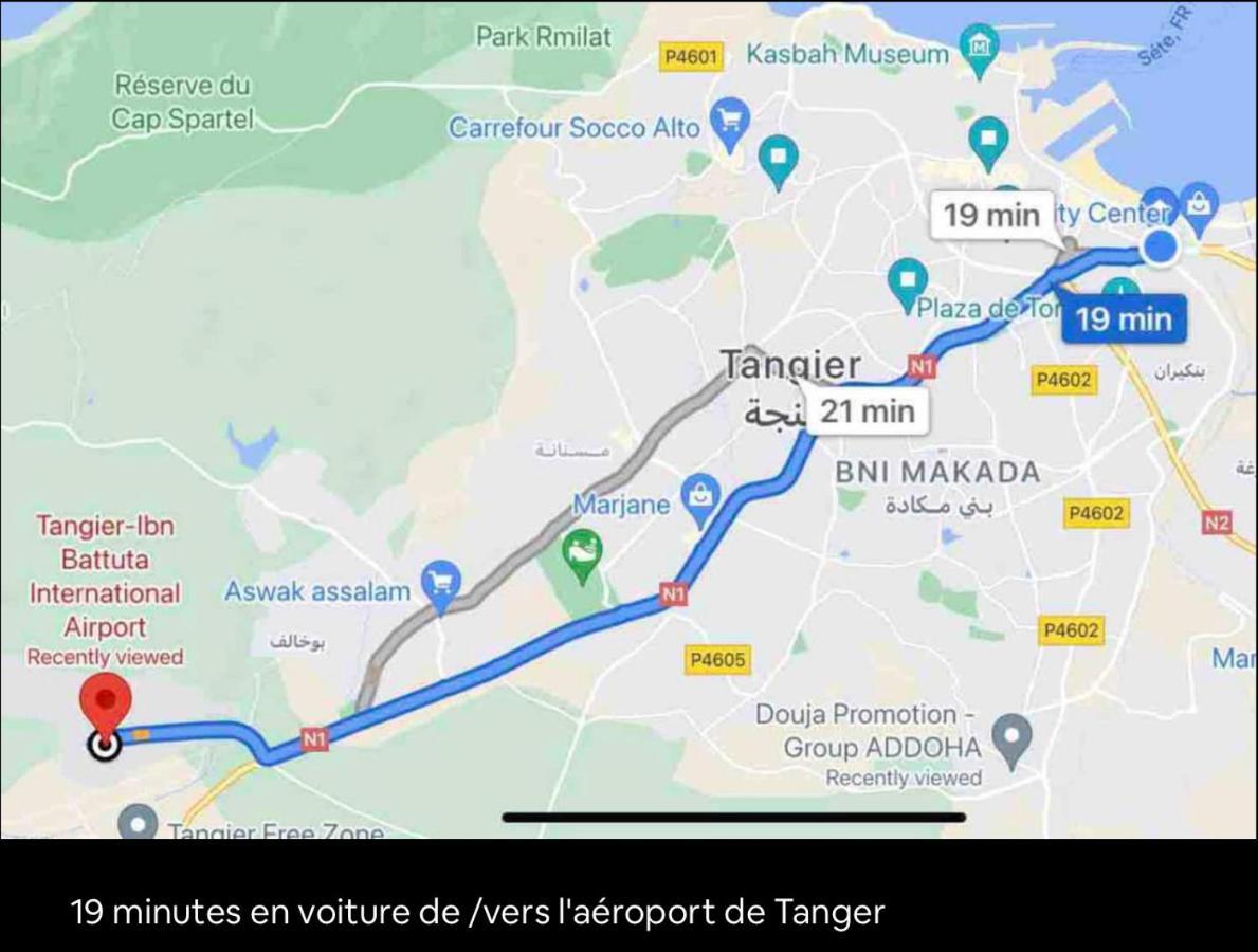 Joli Studio Vue Sur Mer - Gare Tgv Tanger Luaran gambar